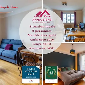 Appartement La Marmotte: 2 Persons, Center And Lake, 3*, Annecy